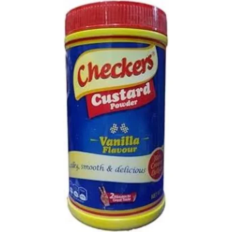 Gemini said Checkers Vanilla Custard Powder – Premium Silky & Smooth Dessert Mix