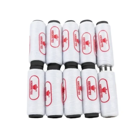 Premium All-Purpose White Sewing Thread – High-Strength Polyester Spools
