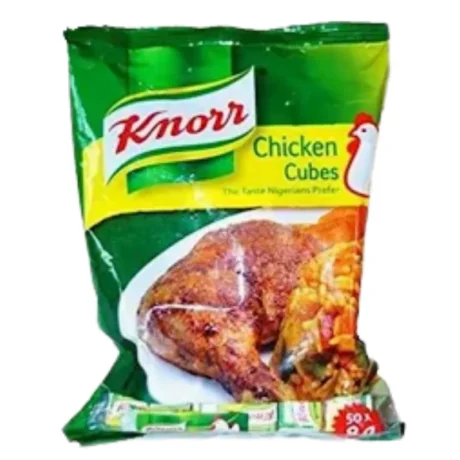 Knorr Chicken Cubes - Authentic Nigerian Flavor (50 x 8g Pack)