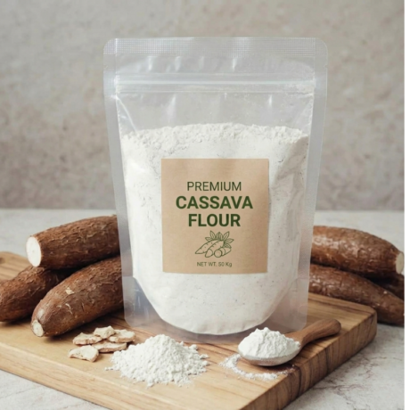 Premium White Cassava Flour (Lafun) – 100% Natural Gluten-Free