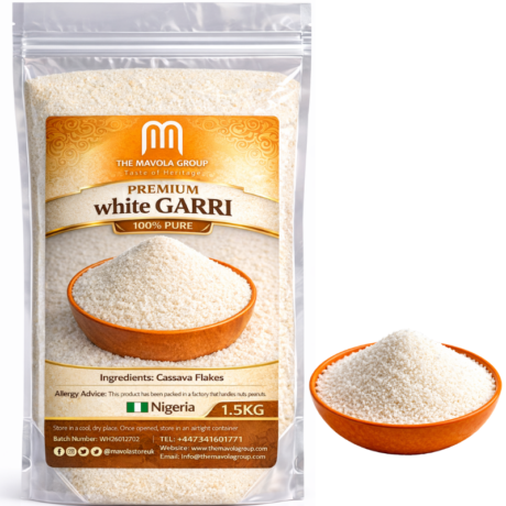 White Garri – 100% Natural Cassava Flake5