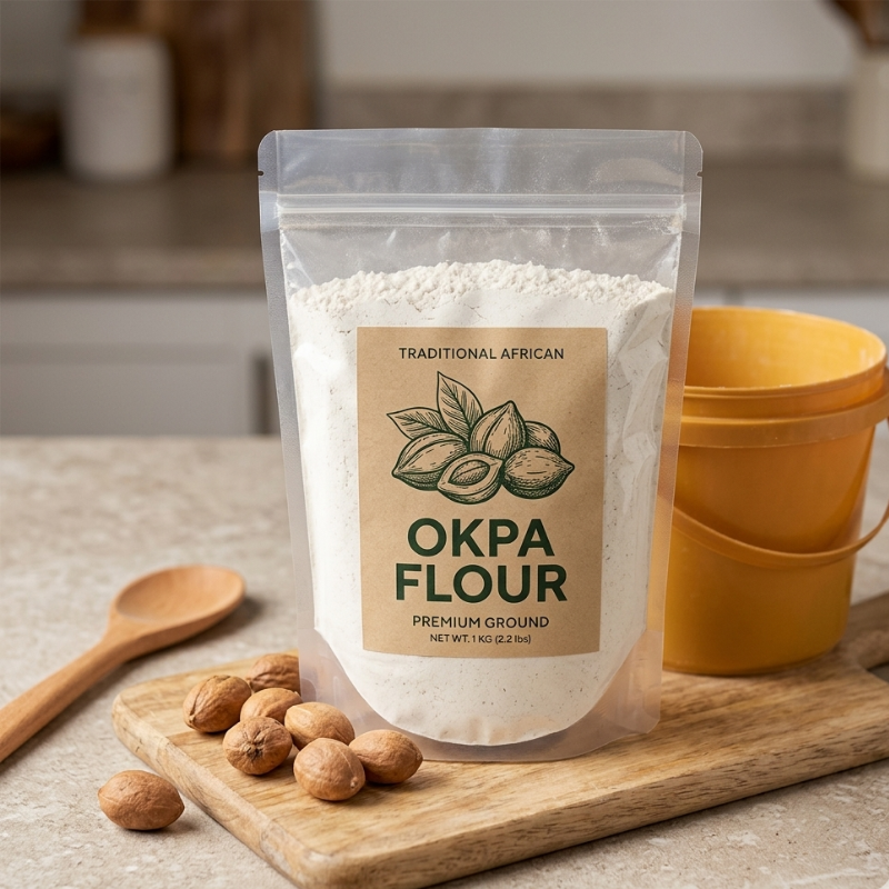 Premium Okpa Flour (Bambara Nut Flour) – 100% Natural Steam-Dried Pulse Flour Premium Okpa Flour (Bambara Nut Flour) – 100% Natural Steam-Dried Pulse Flour