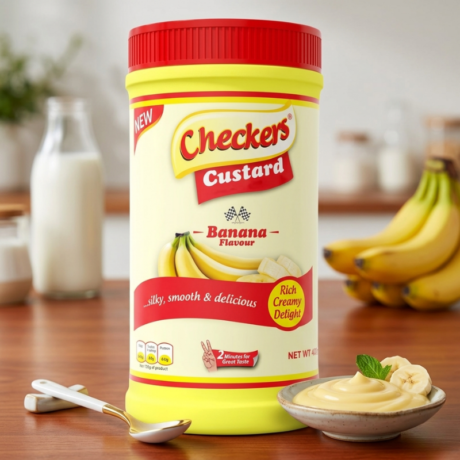 Checkers Banana Custard Powder – Premium Silky & Smooth